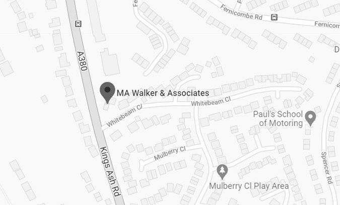 M. A. Walker & Associates Map